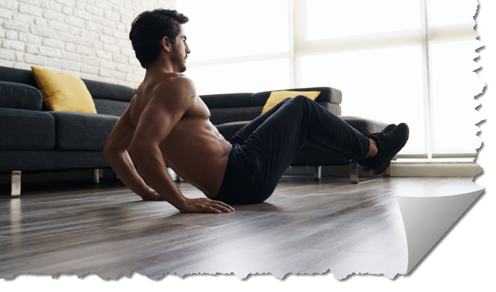 Knee Tuck Crunches for belly fat