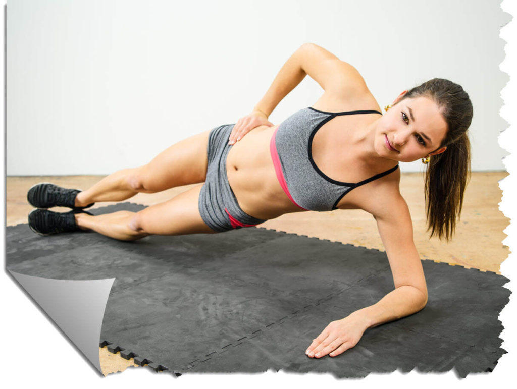 Side Plank Exercise for belly fat