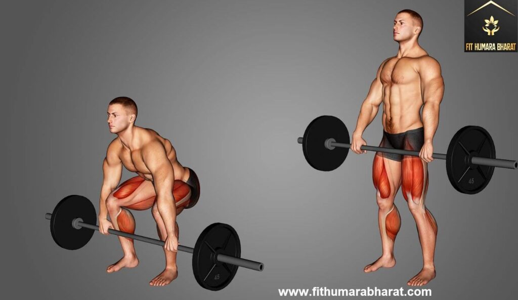 Deadlift exercise for Glutes