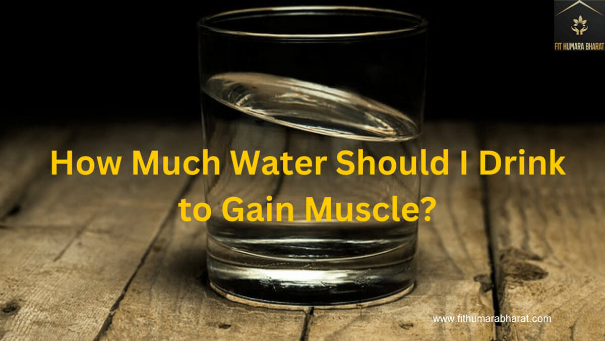How much water should I drink for muscles Gain