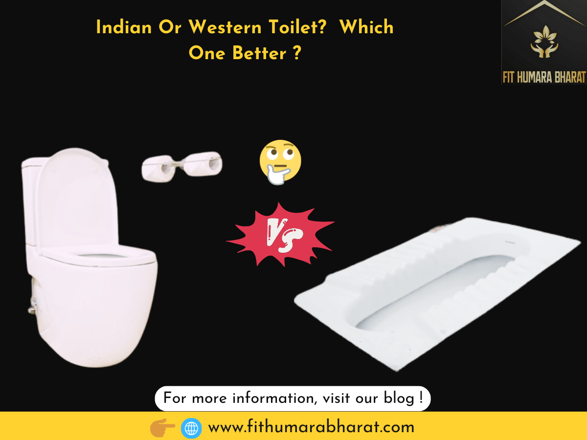 Indian Toilet vs Western Toilet
