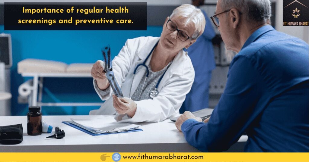 Regular health screening, importance of aging for healthy men.